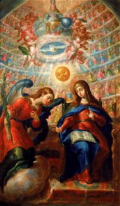 La Anunciación - Cristóbal de Villalpando