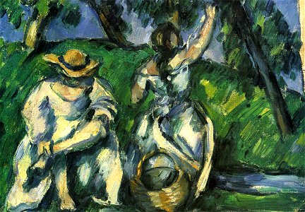 La Cueillette, par Paul Cézanne, Yorck