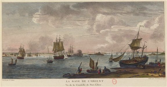 La baie de Lorient en 1776