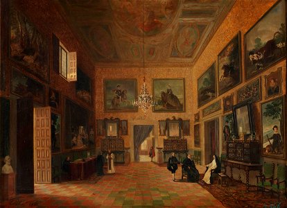 La cámara de Felipe IV en el Real Sitio del Buen Retiro (Museo del Prado)