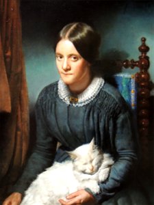 La dame au chat (Trutat)