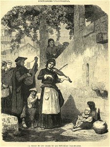 La Fiesta de los Ciegos en las provincias Vascongadas, de Valeriano Domínguez Bécquer