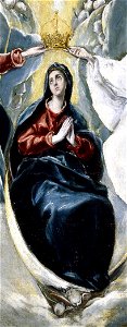 La Coronación de la Virgen, de El Greco (detalle)