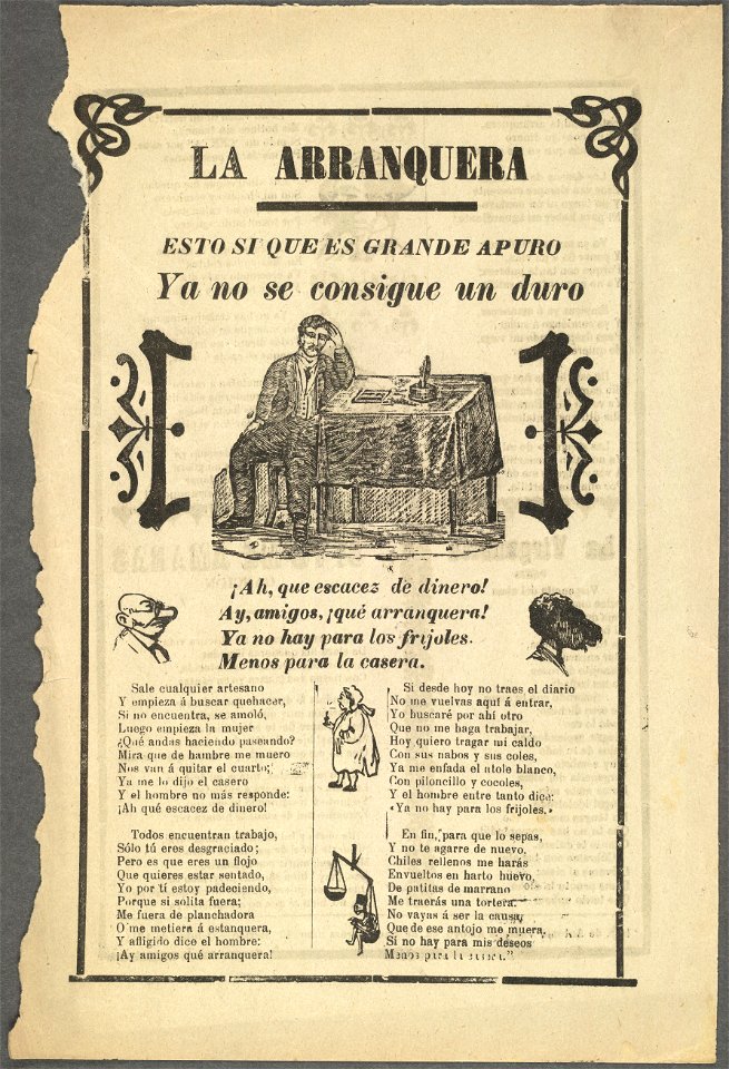 La arranquera, esto si que es grande apuro ya no se consigue un duro LCCN99615824