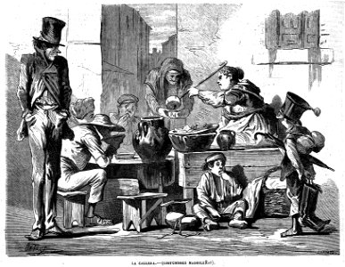 La callera (costumbres madrileñas), de Ortego