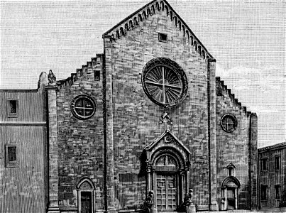 La cattedrale di Conversano (xilografia)