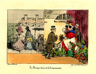 La bouquetière et le croque-mort (The flower seller and the undertaker) (BM 2006,U.299)