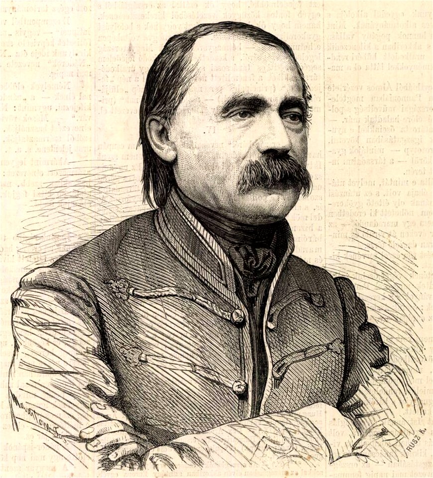 Kriza János portréja (Rusz Károly, 1866)
