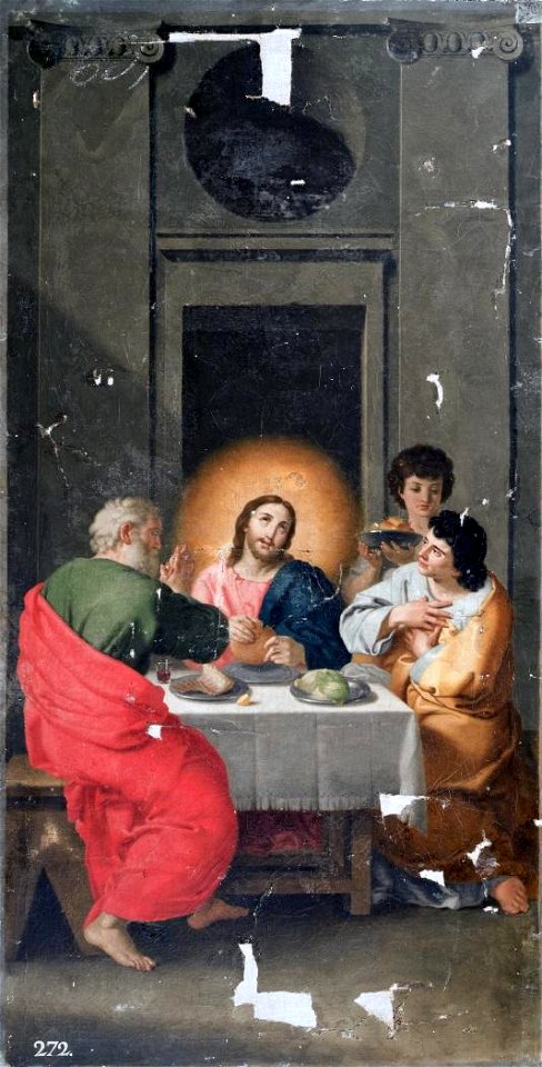 La cena de Emaús, de Domingo Álvarez Enciso (Real Academia de Bellas Artes de San Fernando)