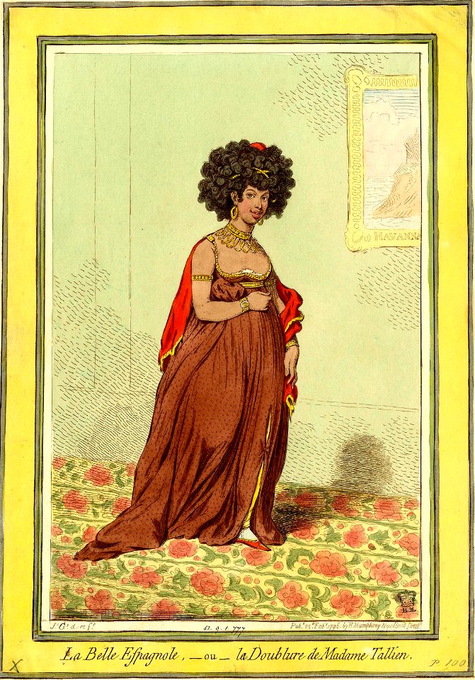 La belle Espagnole,-ou-la doublure de Madame Tallien. (BM 1851,0901.777)