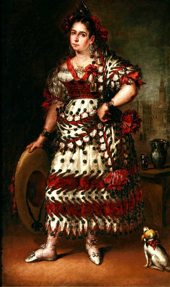 La duquesa de Frías vestida de manola, de José Gutiérrez de la Vega (Museo del Prado)