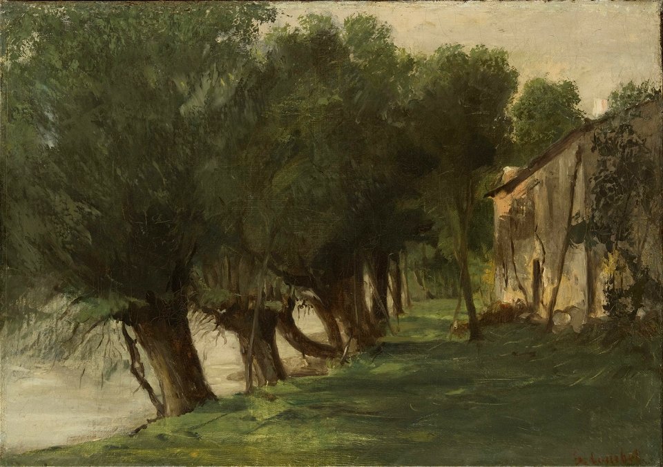 La Charente à Port-Berteau by Courbet