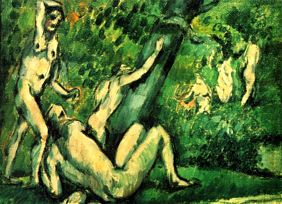 La Baignade, par Paul Cézanne, Yorck
