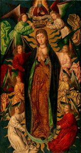 La Asunción y Coronación de la Virgen, de Diego de la Cruz (Museo del Prado)