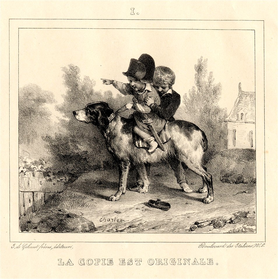 La copie est originale (BM 1875,0612.121)