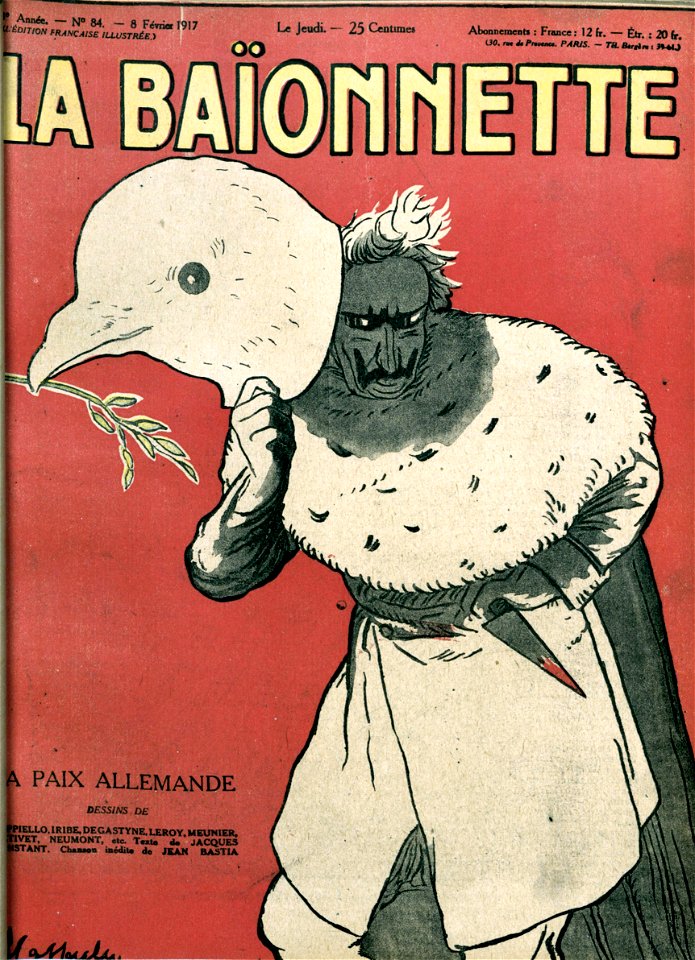 La Baïonnette numéro 84 couverture