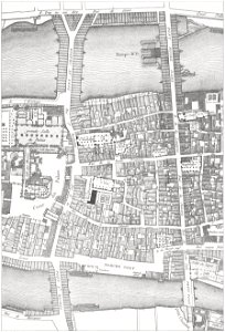 La Cité entre le Pont Notre-Dame et le Pont au Change 1754