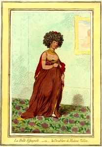 La belle Espagnole,-ou-la doublure de Madame Tallien. (BM 1868,0808.6504)
