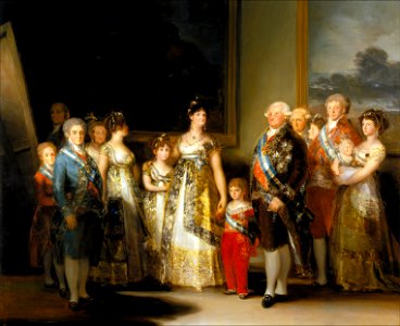 La familia de Carlos IV, Francisco de Goya