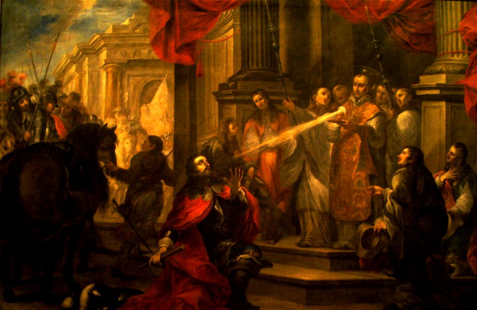 La conversión del duque Guillermo de Aquitania