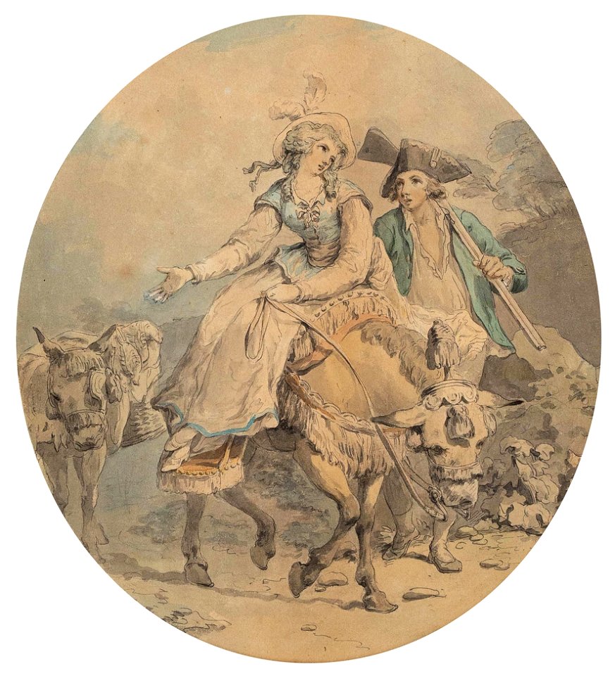 La Belle Francaise - Francis Wheatley - ref Wheatley-K07747