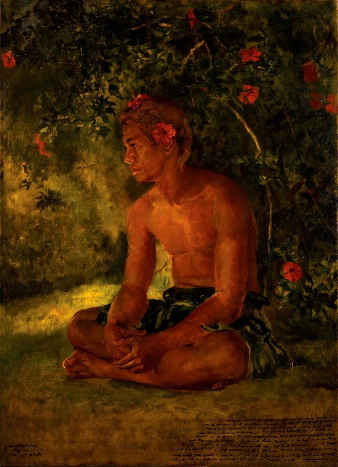 John La Farge - Sketch of Maua, Apia, One of Our Boat Crew (1891)