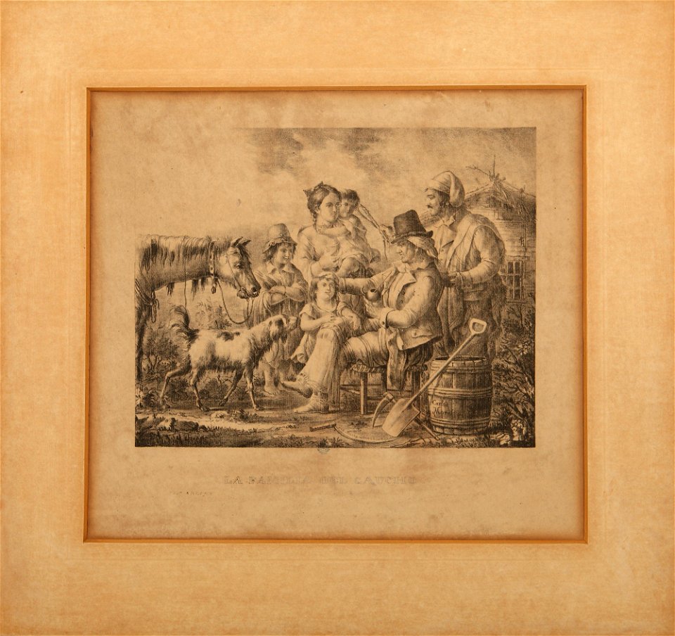 La familia del gaucho - Carlos Morel y Gregorio Ibarra