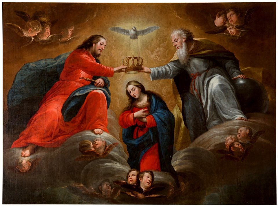La Coronación de la Virgen, de Pedro de Calabria (Museo del Prado)