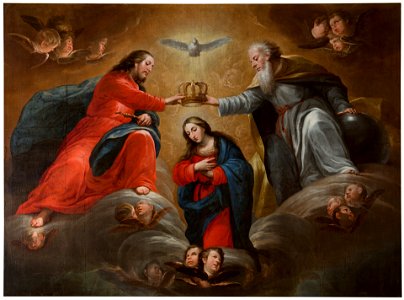 La Coronación de la Virgen, de Pedro de Calabria (Museo del Prado)