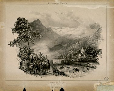 La Brêhe de Roland (Hautes Pyrénées) (Les souvenirs d'artistes) - Fonds Ancely - B315556101 A GAVARNI 1 011