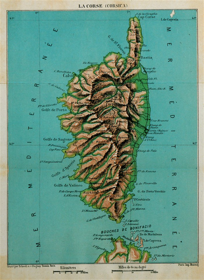 La Corse (Corsica) - Bennet James Henry M - 1875