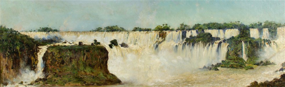 La cascada del Iguazú - Augusto Ballerini