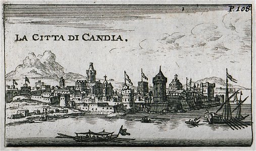 La Citta di Candia - Sandrart Jacob Von - 1686