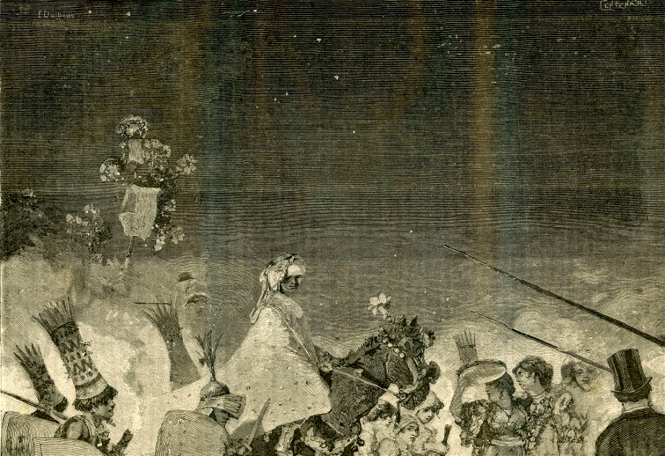 La cavalcata del Re Moro alla festa di Piedigrotta a Napoli