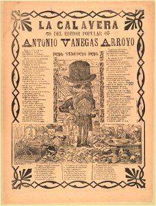 La calavera del editor popular Antonio Vanegas Arroyo LCCN99615950