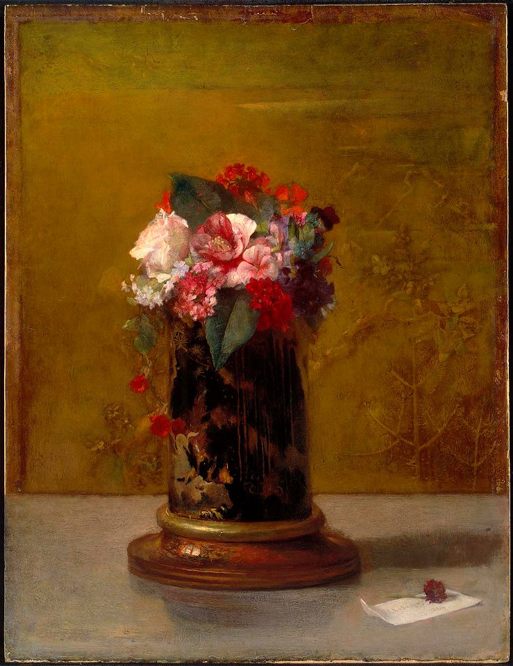 John La Farge - Vase of Flowers - 20.1873 - Museum of Fine Arts