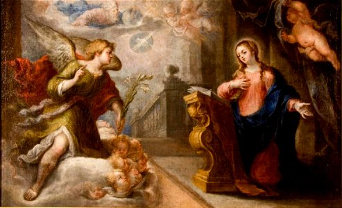 La Anunciación, de Antonio van de Pere (Museo Cerralbo, Madrid)