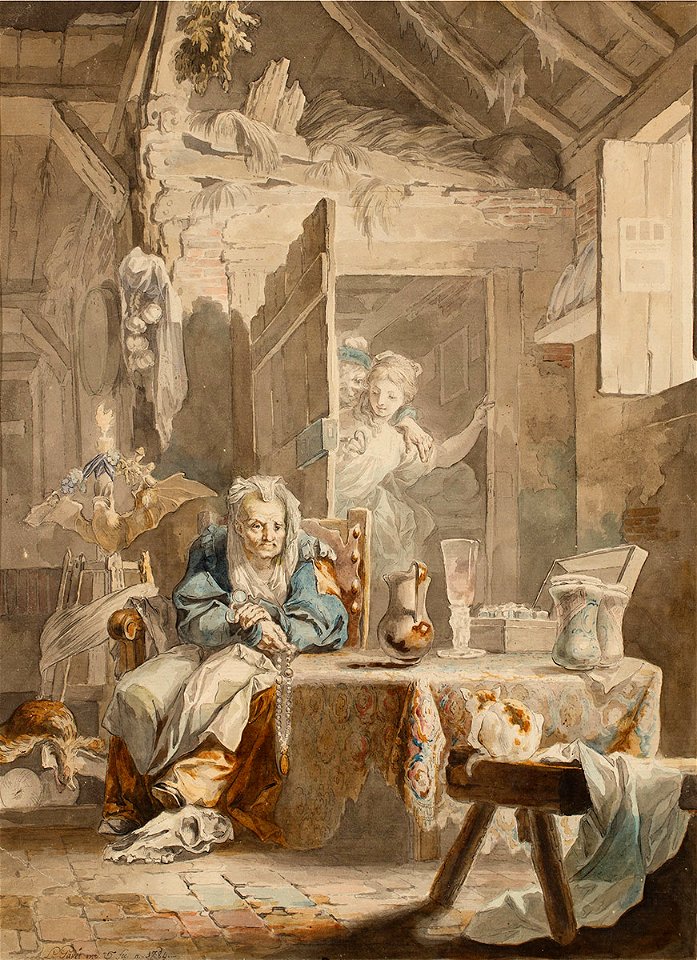 La Celestina y los enamorados (Paret)