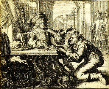 La Fontaine - Contes et nouvelles - Romeyn de Hooghe - Le Paysan qui avait offensé son seigneur