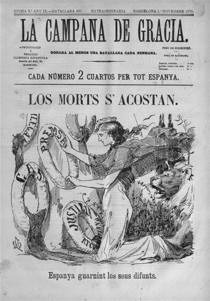La Campana de Gracia, 01-11-1878