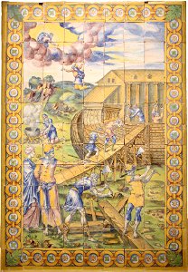 La Construction de l'arche de Noé par Masséot Abaquesne