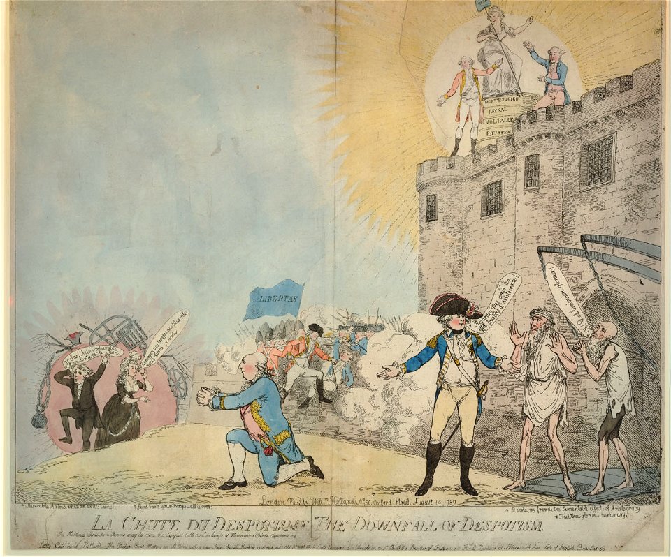 La chute du despotisme. The downfall of despotism (BM 1925,0701.11)