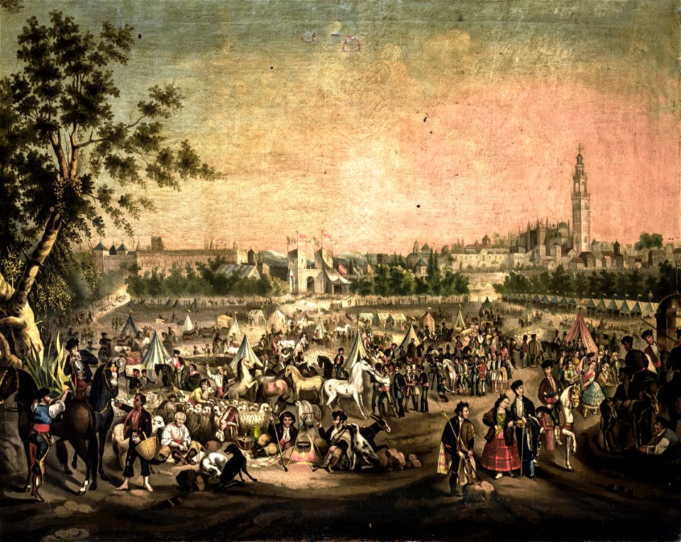 La feria de Sevilla, de Andrés Cortés y Aguilar (Ayuntamiento de Sevilla)