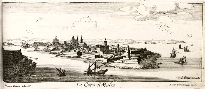 La Citta di Malta - Peeters Jacob - 1686