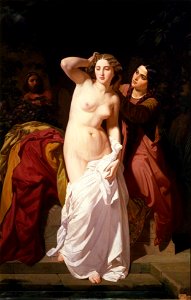 La Cava saliendo del Baño, Isidoro Lozano