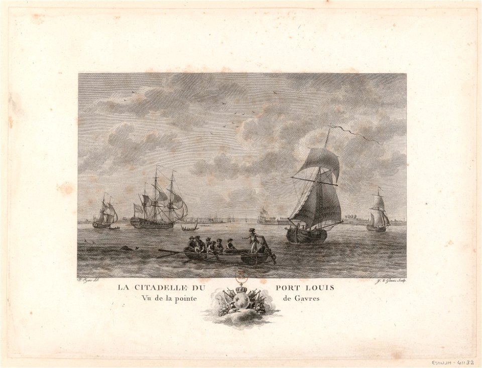 La Citadelle Du Port Louis Vu de la pointe de gavres btv1b531856128
