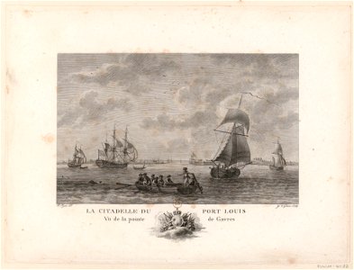 La Citadelle Du Port Louis Vu de la pointe de gavres btv1b531856128