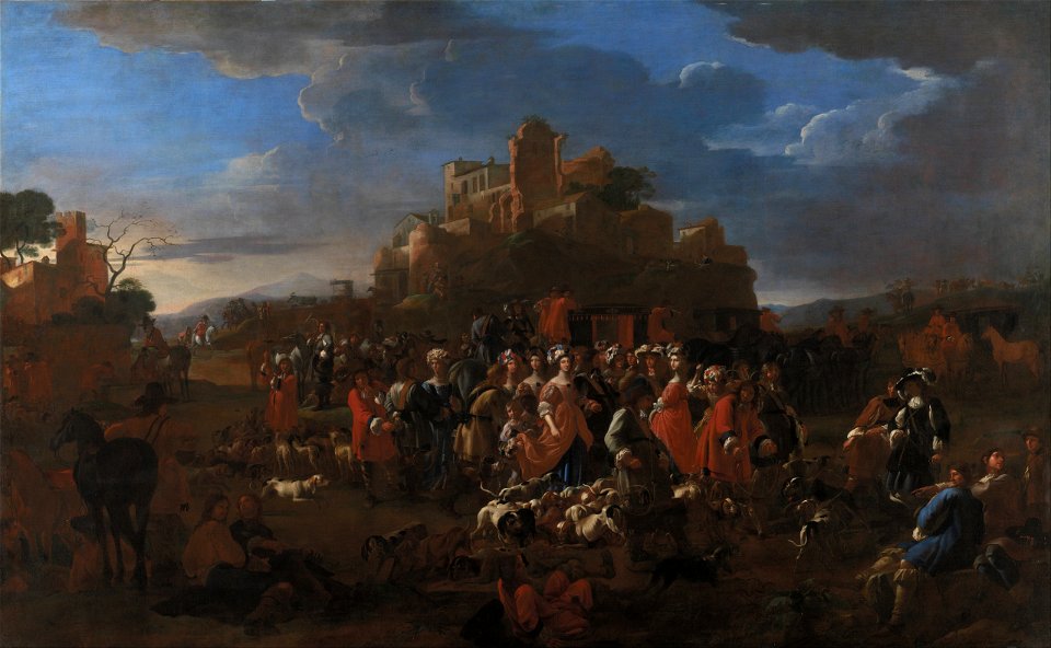 La curea - curée - con corte Regale - Google Art Project
