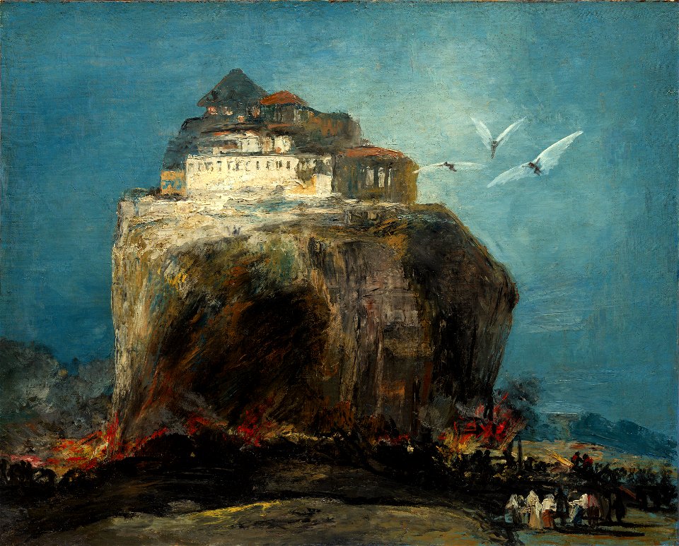 La ciudad sobre la roca, por Eugenio Lucas Velázquez
