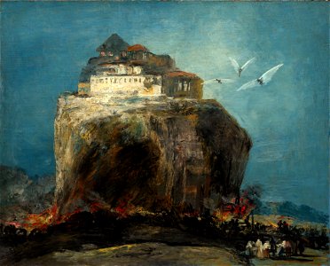 La ciudad sobre la roca, por Eugenio Lucas Velázquez